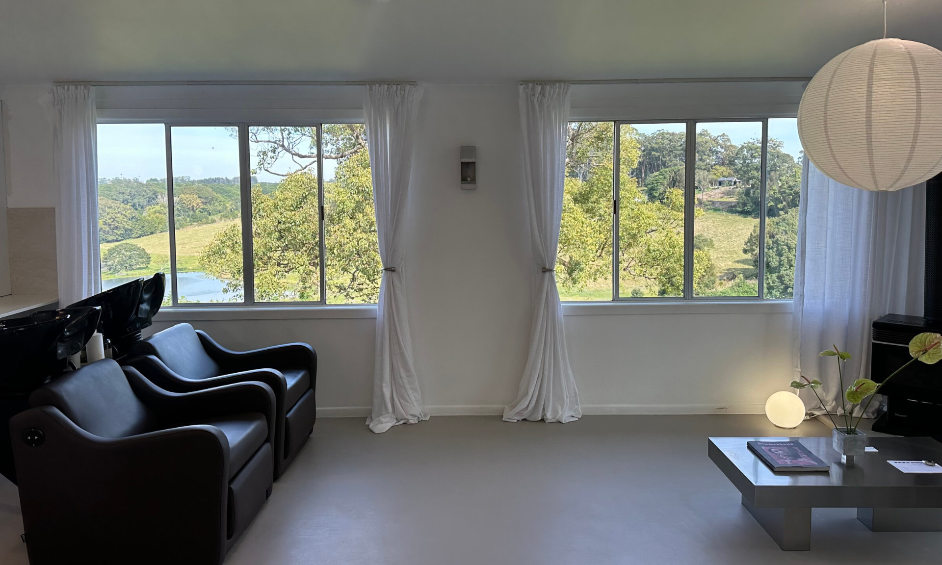 Zaza House basin area with hinterland views